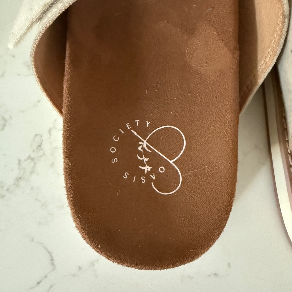 Society Women's Sandals - Beige and Brown - Picture 8 of 10
